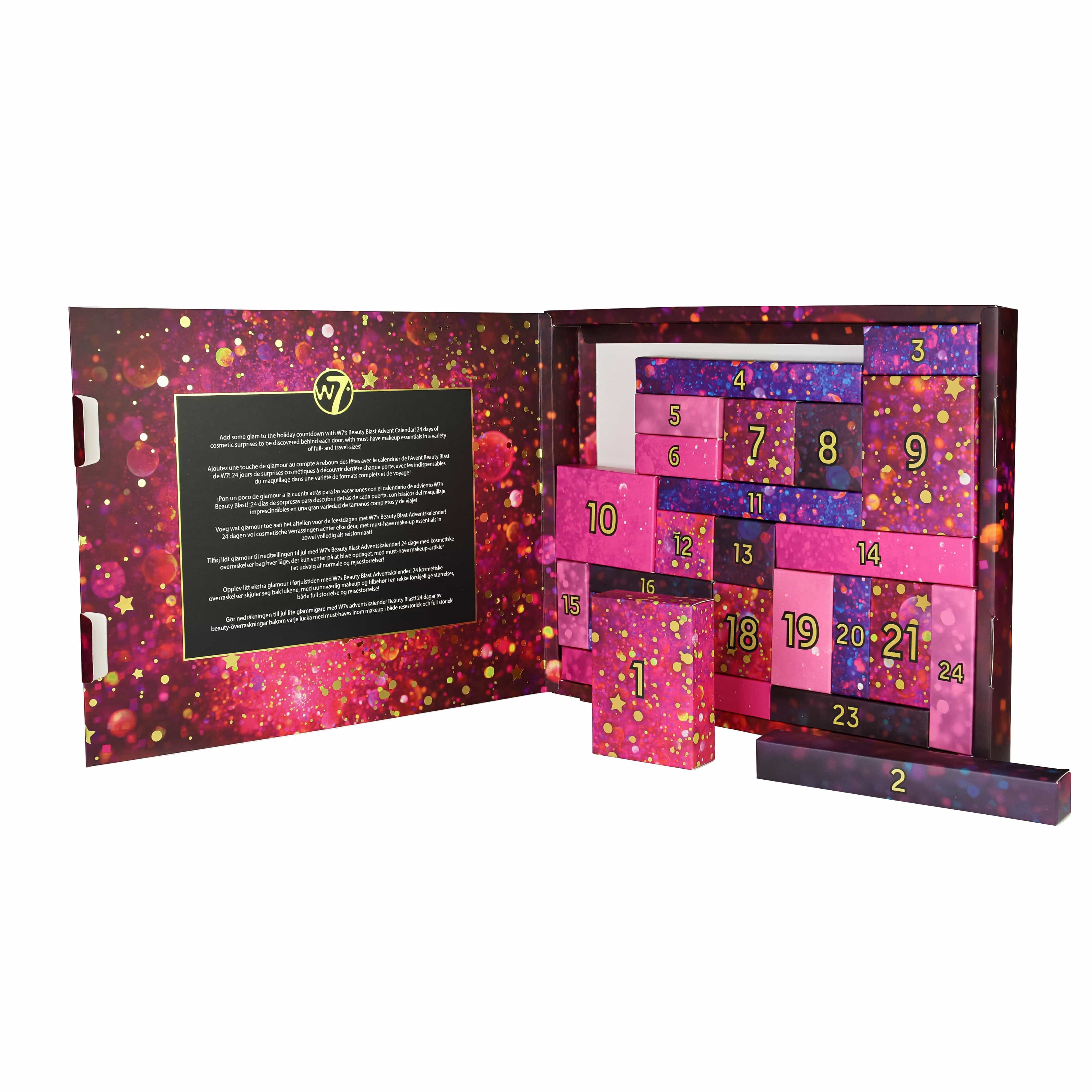 W7 Beauty Blast Advent Calendar 2023 W7 Makeup USA