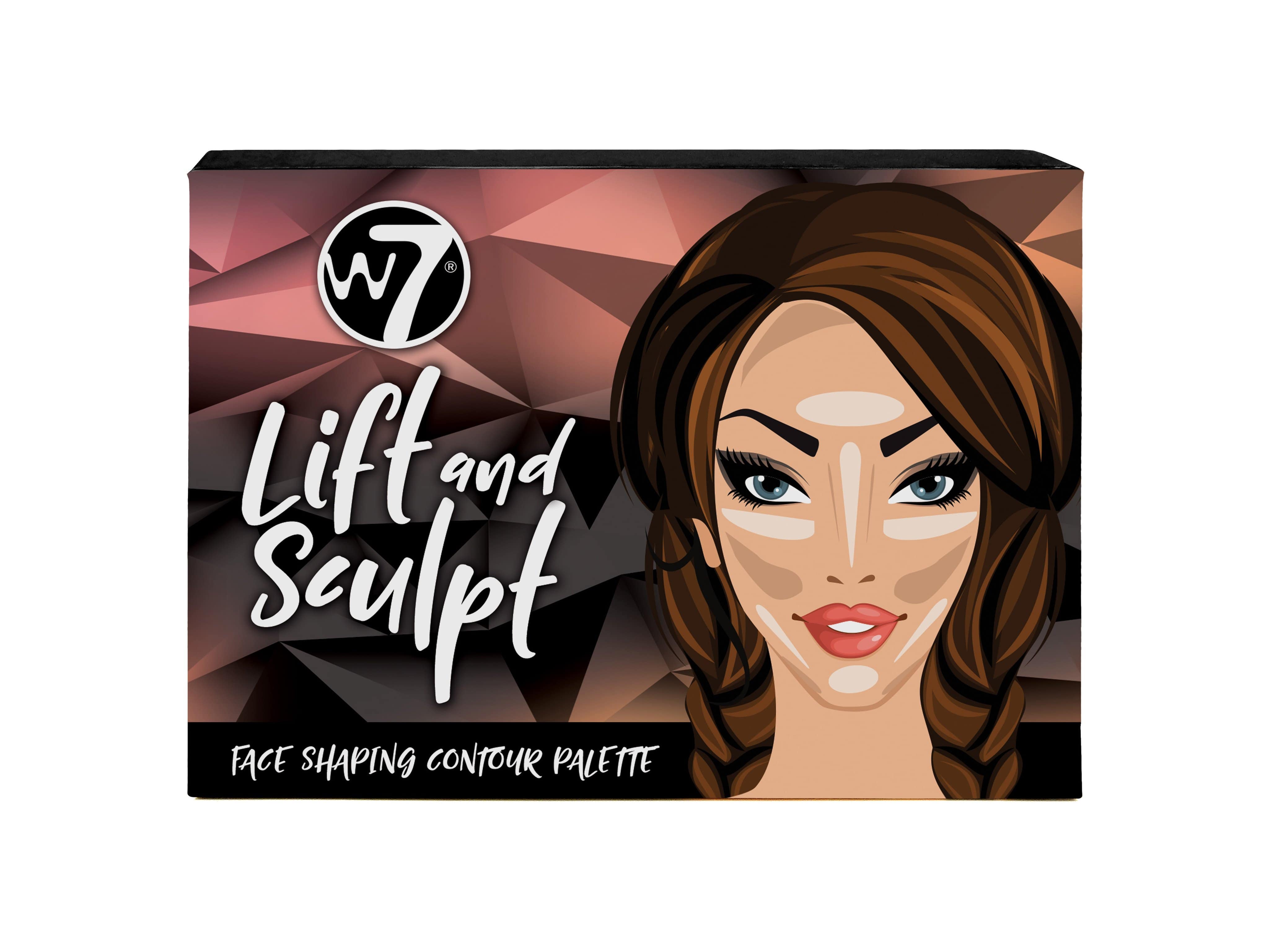 W7 Lift & Sculpt Cream Contour Palette - W7 Makeup USA